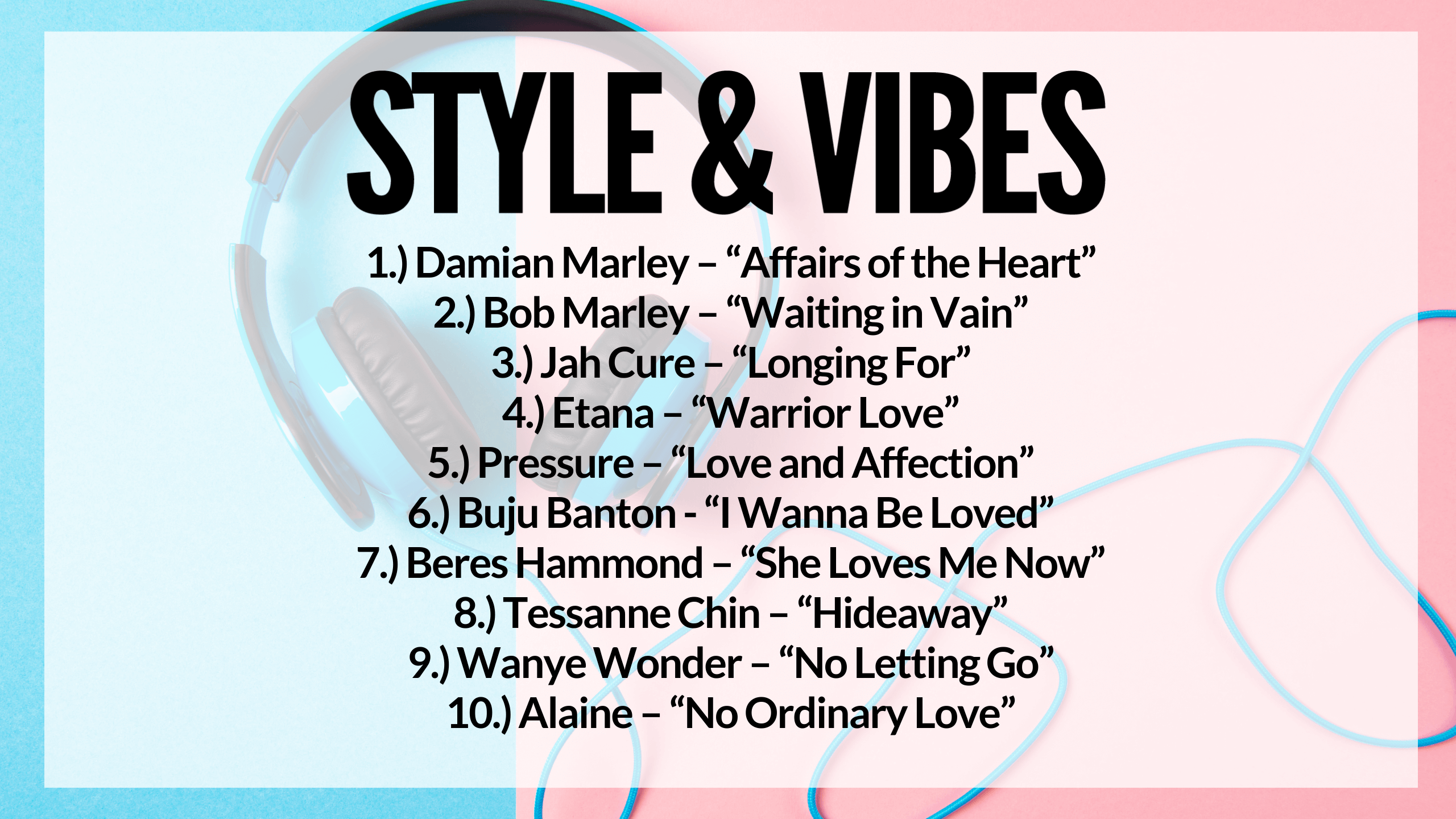 Top 10 Reggae Love Songs - Style &