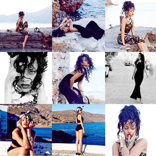 Rihanna River Island – Christmas 2013 Collection Photos (Glamour.com UK)